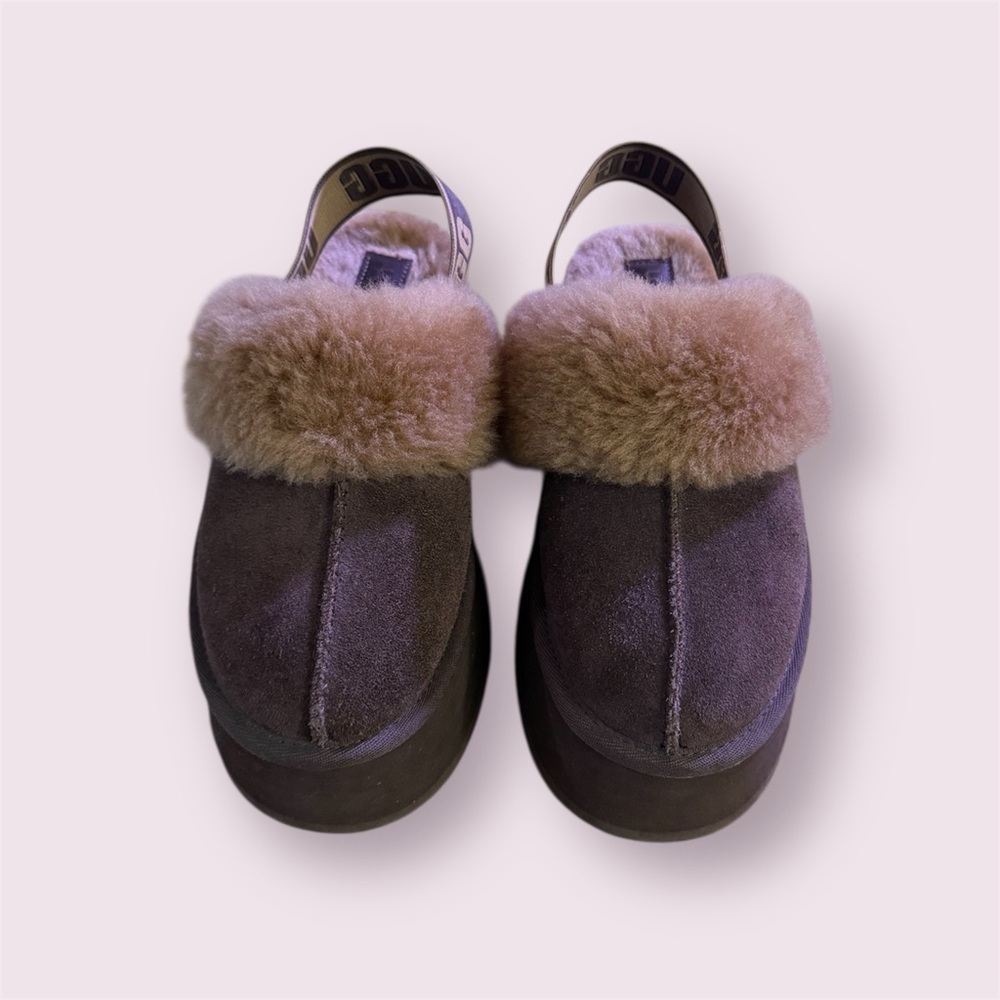 UGG Funkette Slipper in Burnt Cedar - Picture 2 of 5